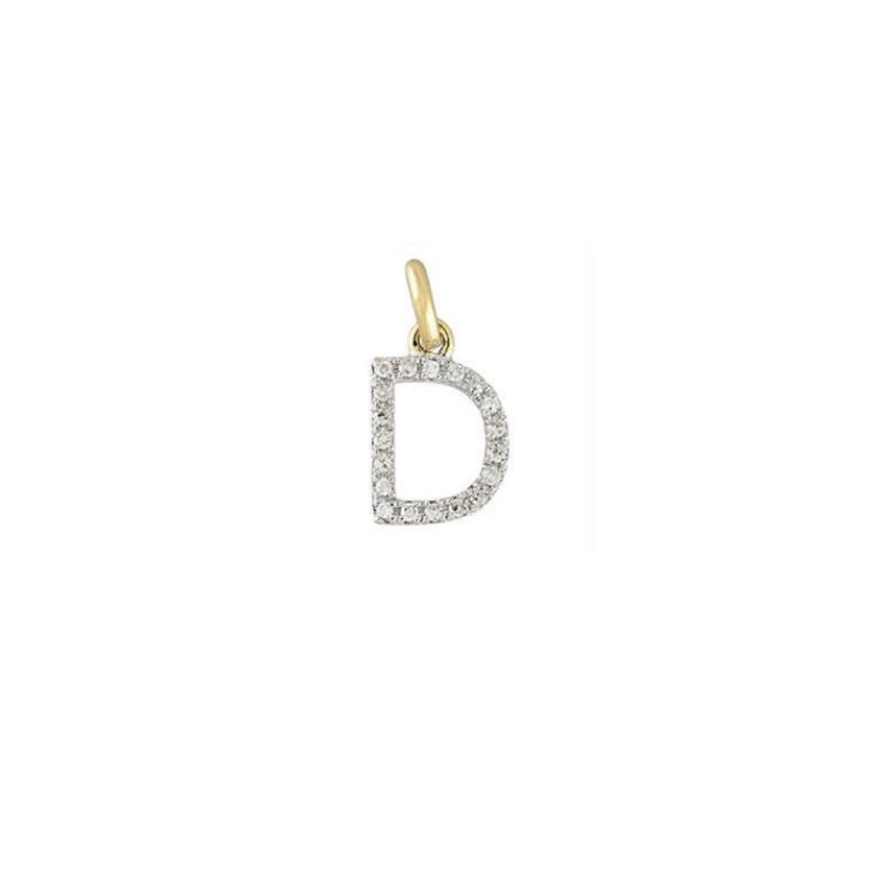 Diamond Letter Pendant
