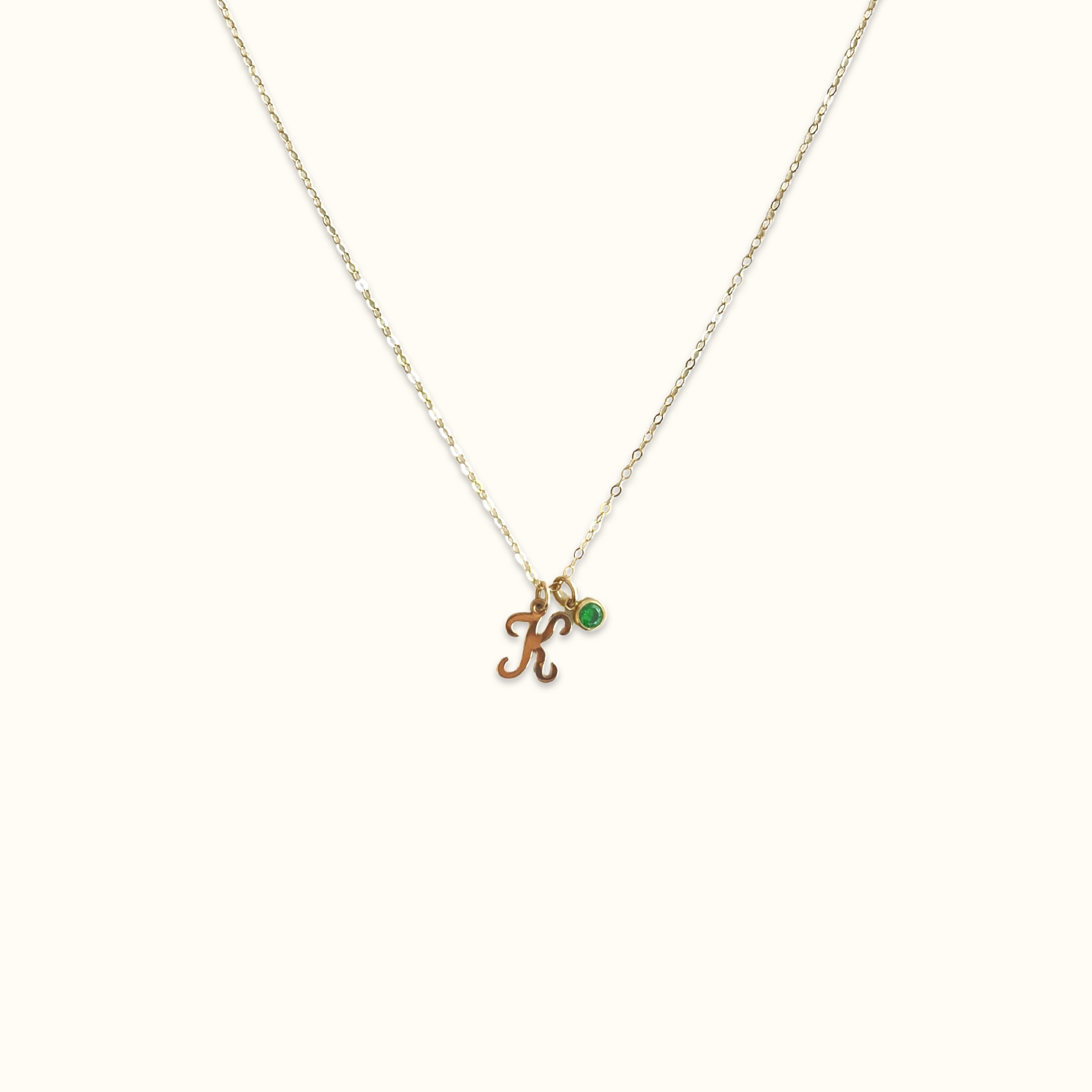Disney initial hot sale necklace gold